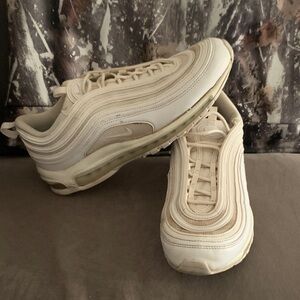 Nike Air Max 90 Cream and White Sneakers